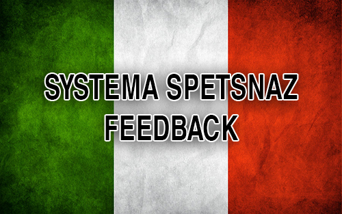 Systema Spetsnaz Feedback - Russian Systema - Italy